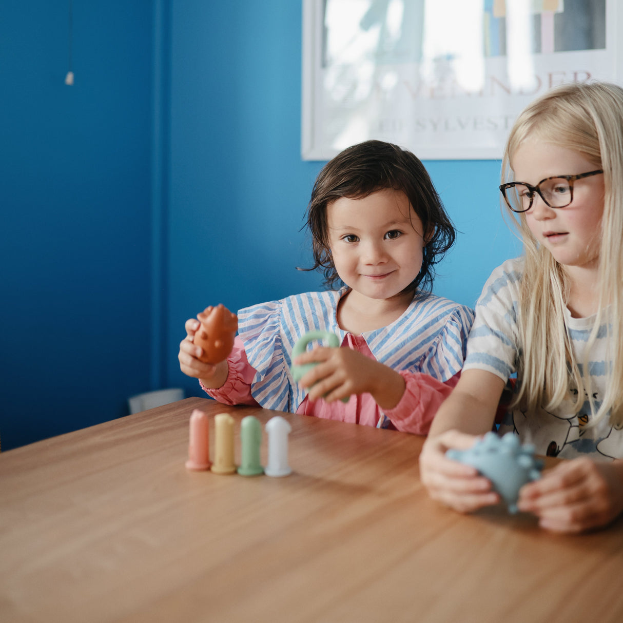 Dino Mold Free Bath Play Set - 4 Pack - HoneyBug 