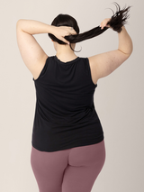 Bamboo Nursing & Maternity Tank | Black - HoneyBug 