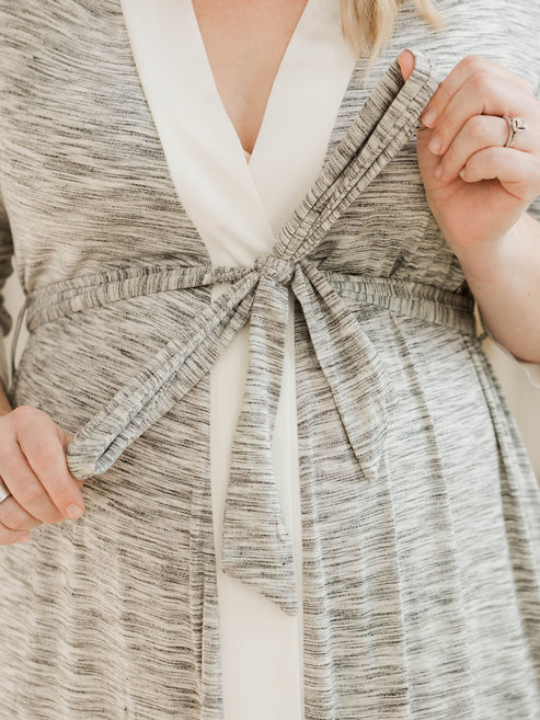 Emmaline Robe | Grey - HoneyBug 