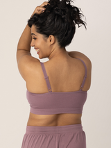 Sublime® Bamboo Hands-Free Pumping Lounge & Sleep Bra | Twilight - HoneyBug 