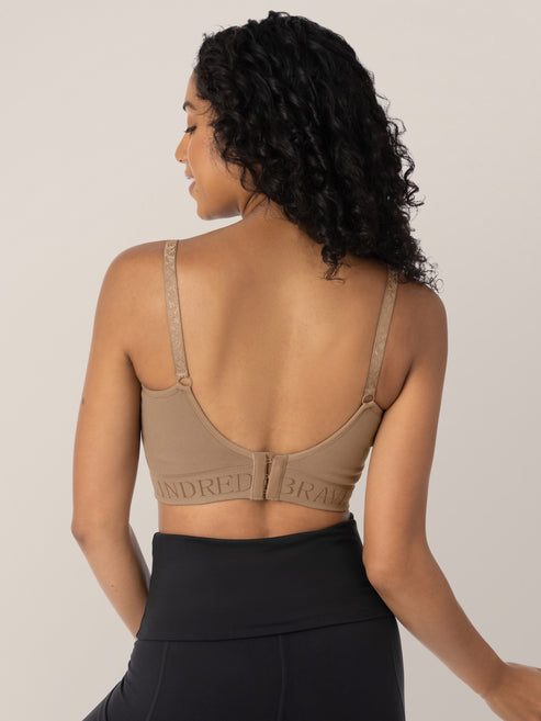 Sublime® Hands-Free Pumping & Nursing Bra | Latte - HoneyBug 