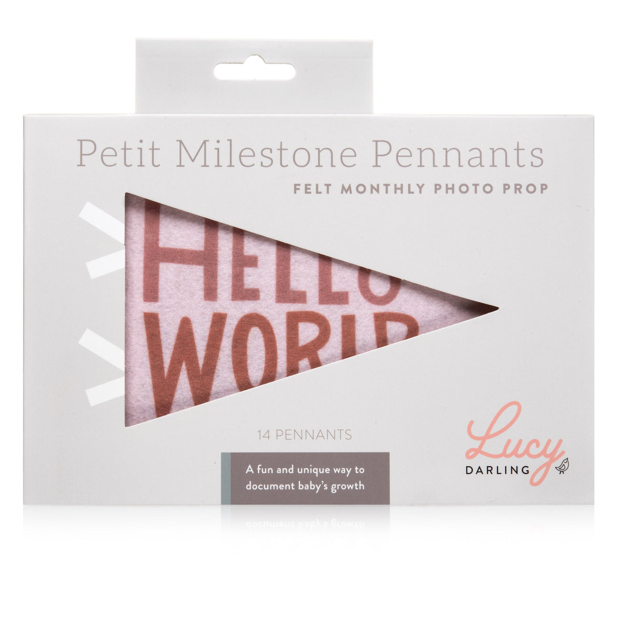 Mountain Fields Petit Milestone Pennant - HoneyBug 