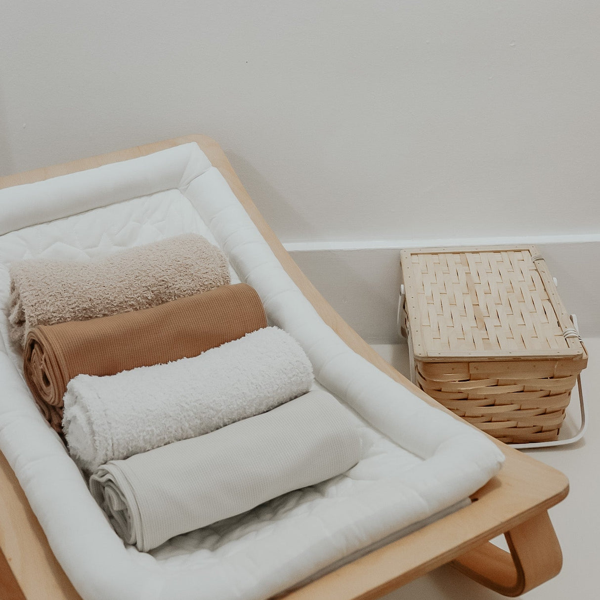 Coco Ivory Waffle Knit Blanket