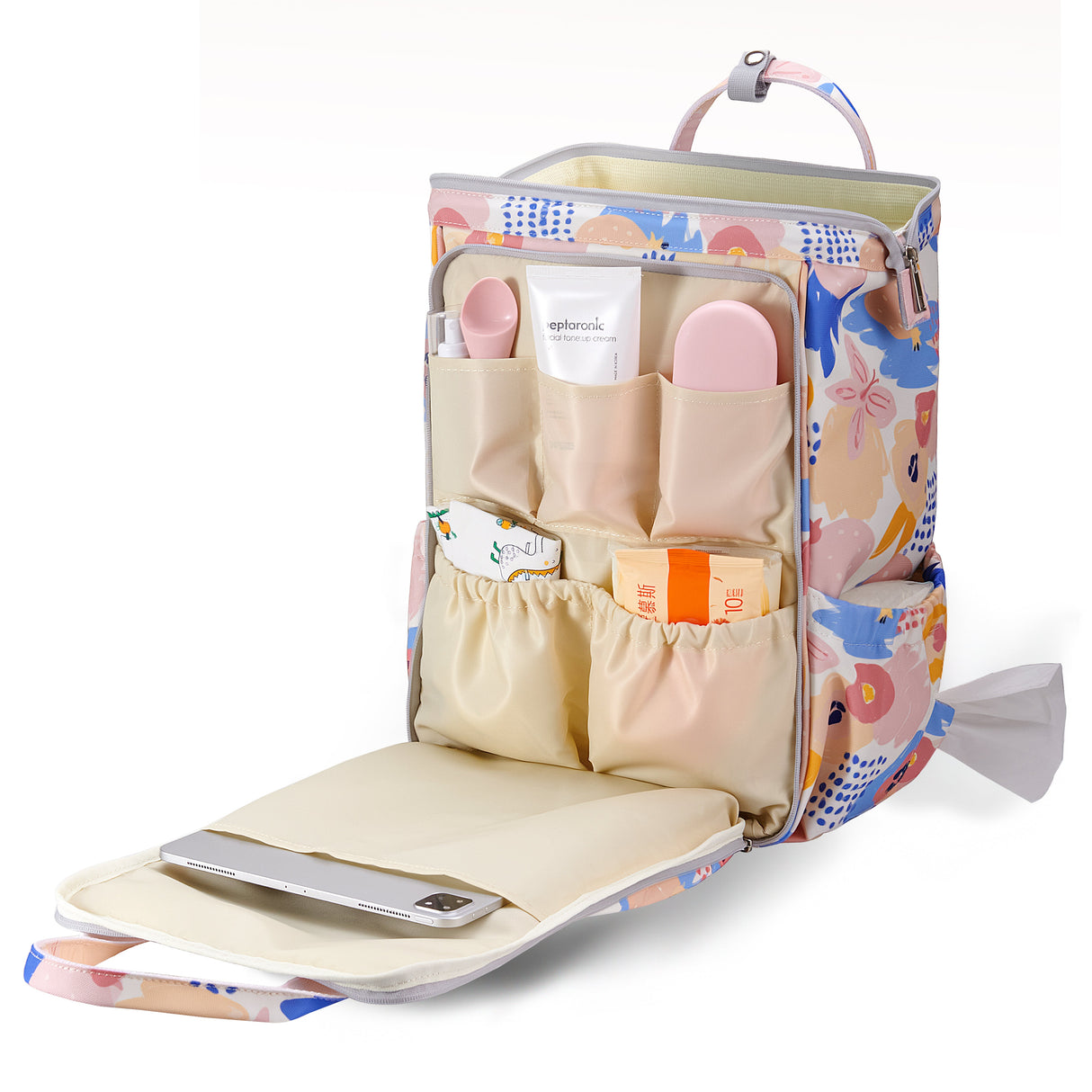 Open-Wide Diaper Backpack