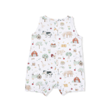 Cute Farm Animals Uni - Sleeveless Shortie Romper