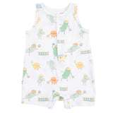 Pickles Playing Pickleball - Sleeveless Shortie Romper