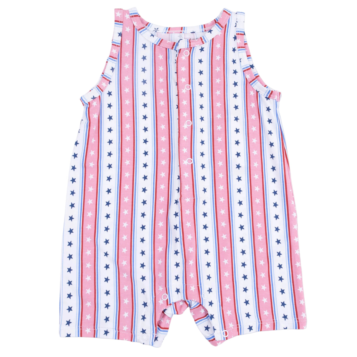 Stars and Stripes - Sleeveless Shortie Romper