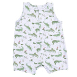 Crayon Alligators - Sleeveless Shortie Romper