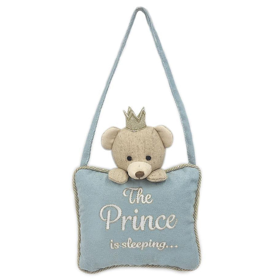 The Prince Is Sleeping Door Hanger - HoneyBug 