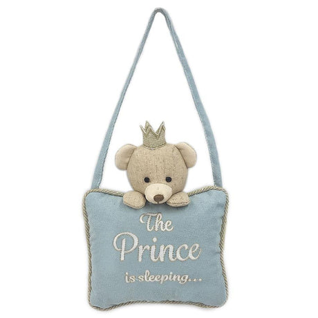 The Prince Is Sleeping Door Hanger - HoneyBug 