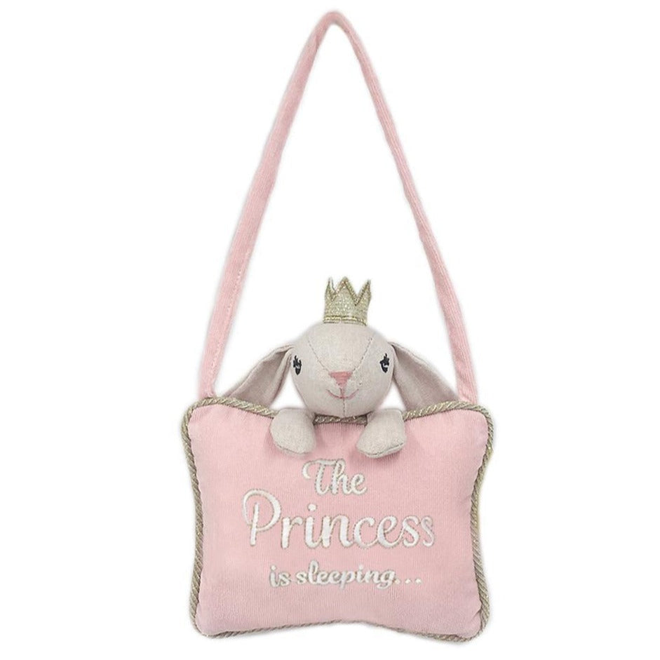 The Princess Is Sleeping Door Hanger - HoneyBug 