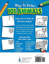 How to Draw 101 Animals (Spiral Bound) - HoneyBug 