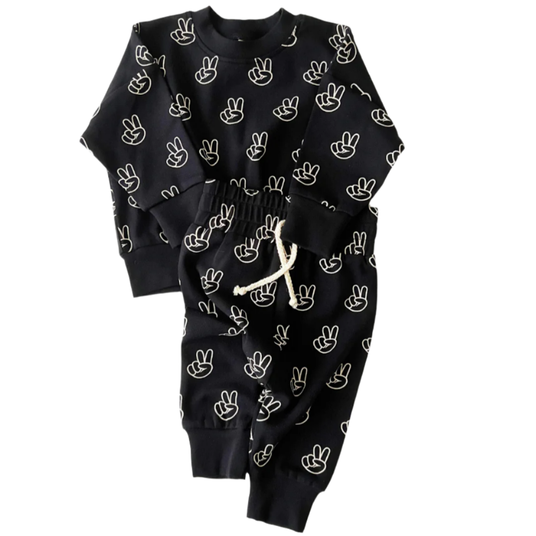 Jogger Set | Good Vibes - HoneyBug 