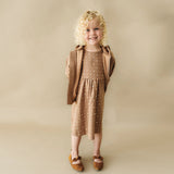 Organic Baby Toddler Hooded Jacket - Cocoa - HoneyBug 