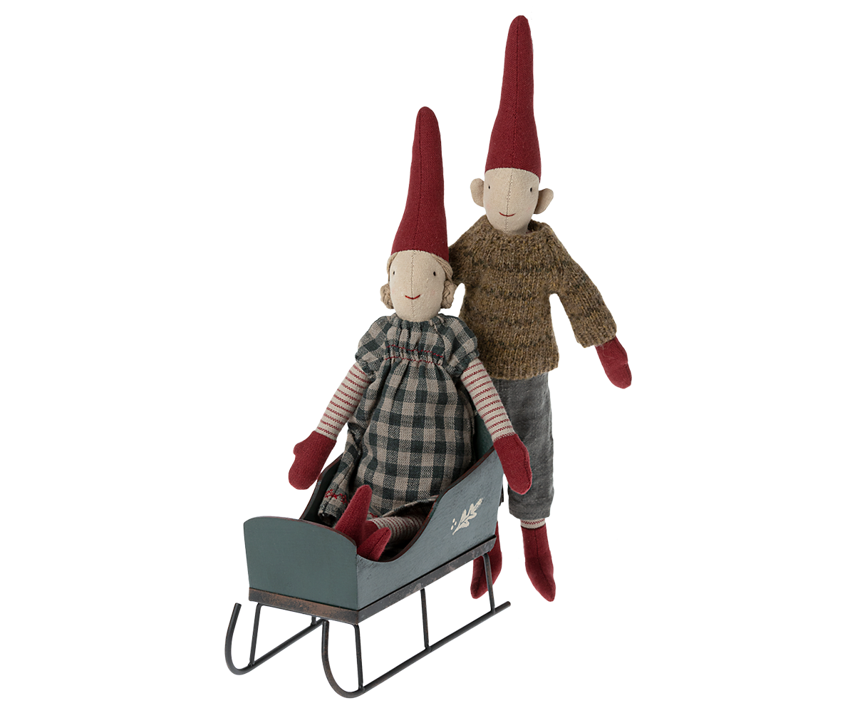 Sleigh, Mini - Green - HoneyBug 