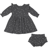 Organic Ruffle Dress - Tribe - HoneyBug 