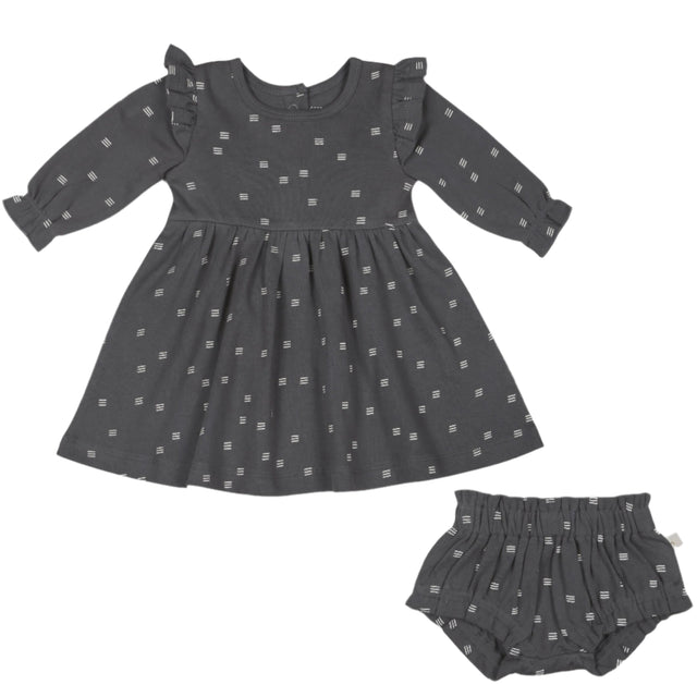 Organic Ruffle Dress - Tribe - HoneyBug 