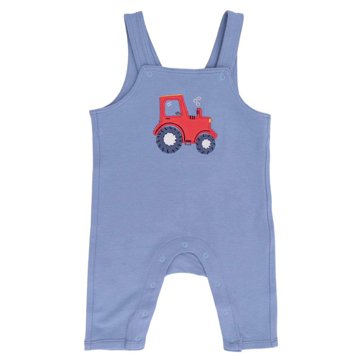 Tractor Henley with Overalls - Mini Tractors - HoneyBug 