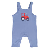 Tractor Henley with Overalls - Mini Tractors - HoneyBug 