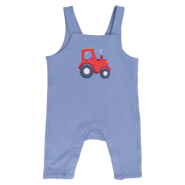 Tractor Henley with Overalls - Mini Tractors - HoneyBug 