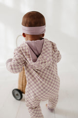 Terry Zip Romper - HoneyBug 