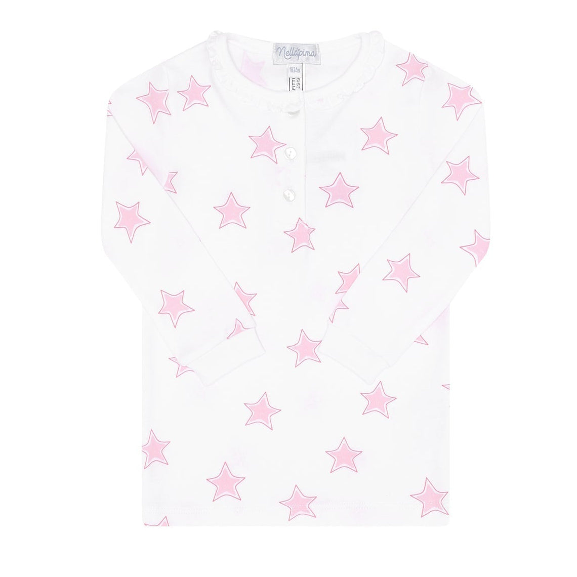 Pink Stars Print Pajama
