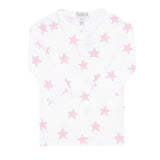 Pink Stars Print Pajama