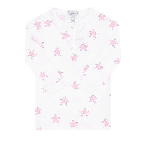 Pink Stars Print Pajama