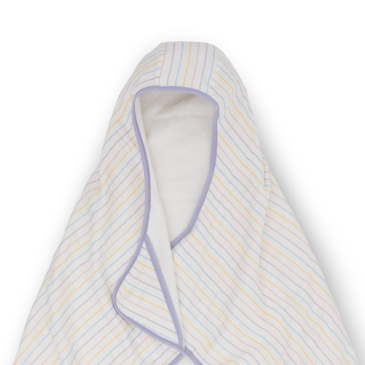 Toddler Hooded Towel - Unicorn Stripe - HoneyBug 