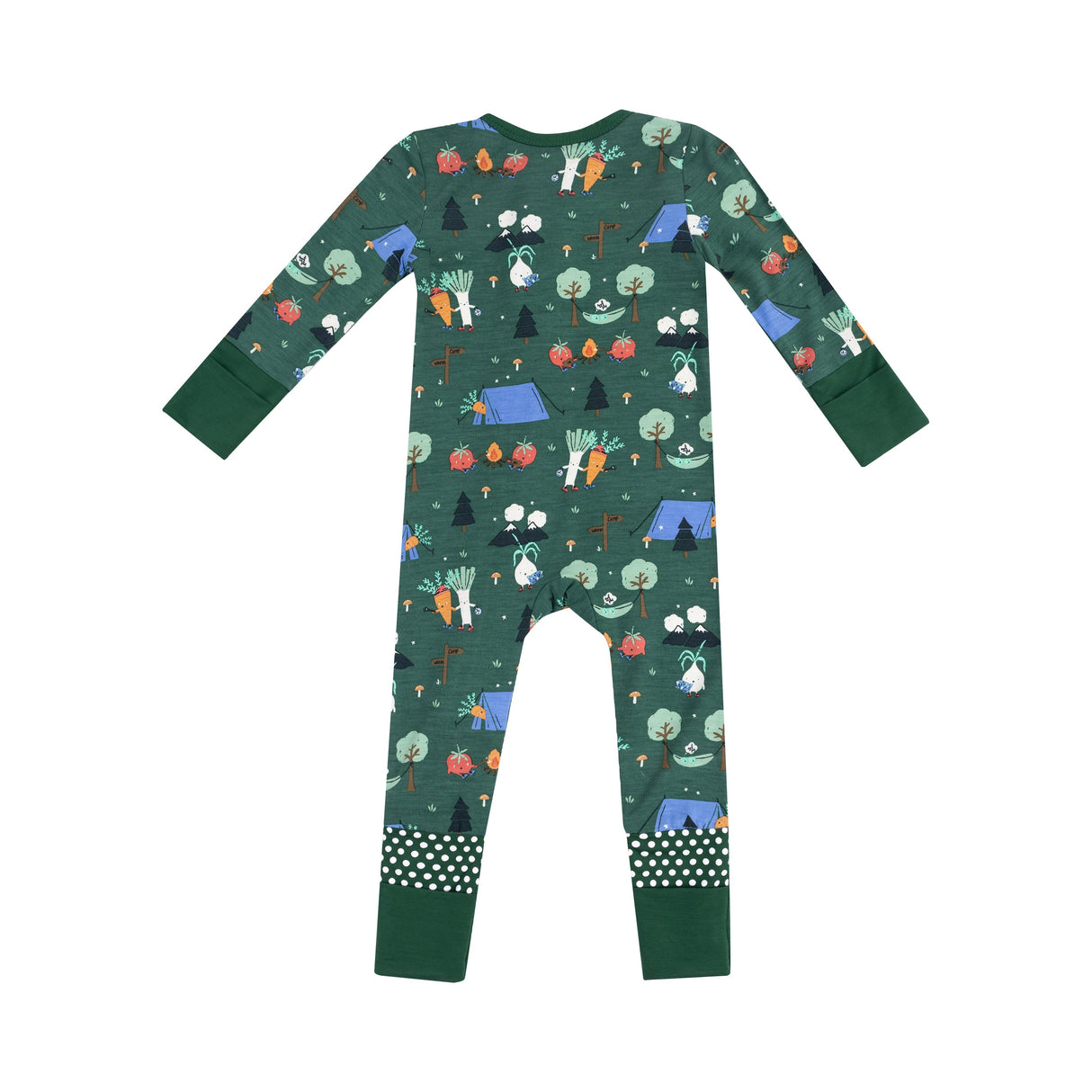 Convertible Romper - Camping Veggies - HoneyBug 