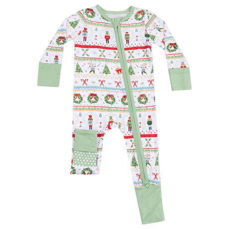 Convertible Romper - Nutcracker Fair Isle - HoneyBug 