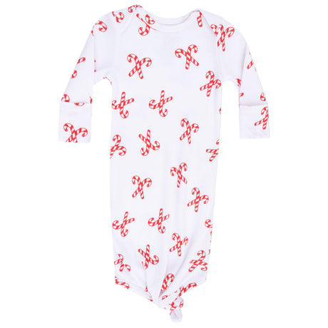 Knotted Gown - Candy Canes - HoneyBug 