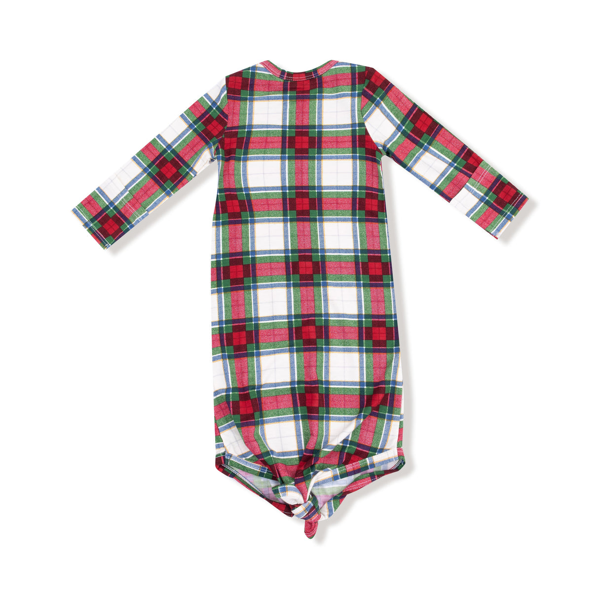 Knotted Gown - Holiday Plaid - HoneyBug 