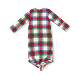 Knotted Gown - Holiday Plaid - HoneyBug 