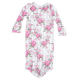 Cabbage Rose Stripe - Knotted Gown
