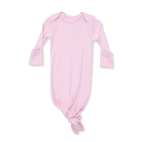 Solid Romance Rose Rib - Knotted Gown and Headband