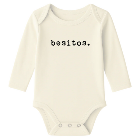 Besitos Organic Cotton Baby Bodysuit Long Sleeve - HoneyBug 
