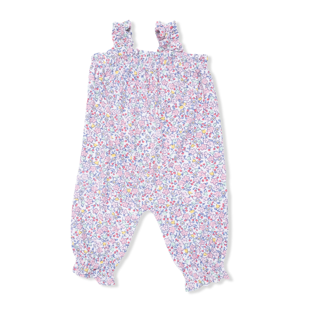 Elizabeth's Garden - Ruffly Strap Overall & Headband