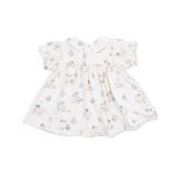 Flower Ducklings - Smocked Dress Set with Headband