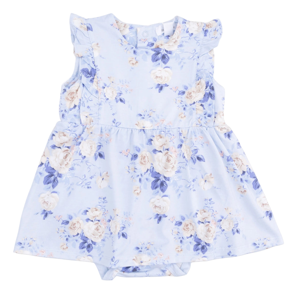 Ashley Rose Floral - Ruffle Bodysuit Dress