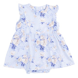 Ashley Rose Floral - Ruffle Bodysuit Dress