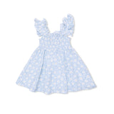 Western Daisies - Smocked Sundress with Bloomer