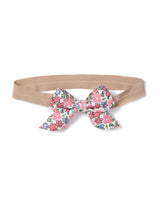 Girl's Hair Bows in Fleurs de Rose - HoneyBug 