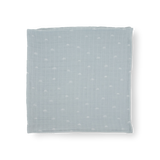 Cotton Muslin Swaddle Blanket - Blue Rainbow - HoneyBug 