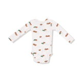 Lap Shoulder Bodysuit - Tiny Acorns - HoneyBug 