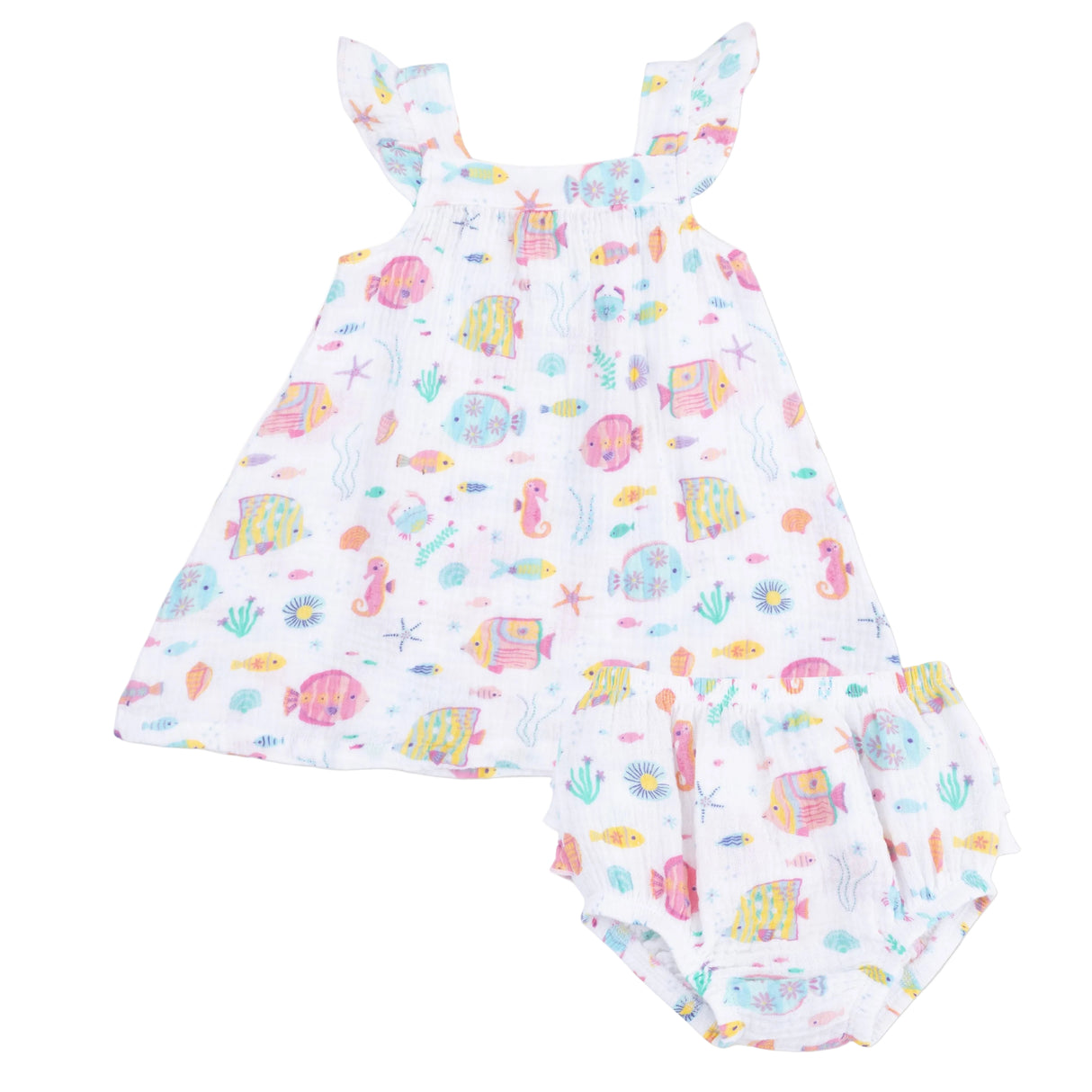 Sunny Coral Reef Fish - Sundress and Bloomer