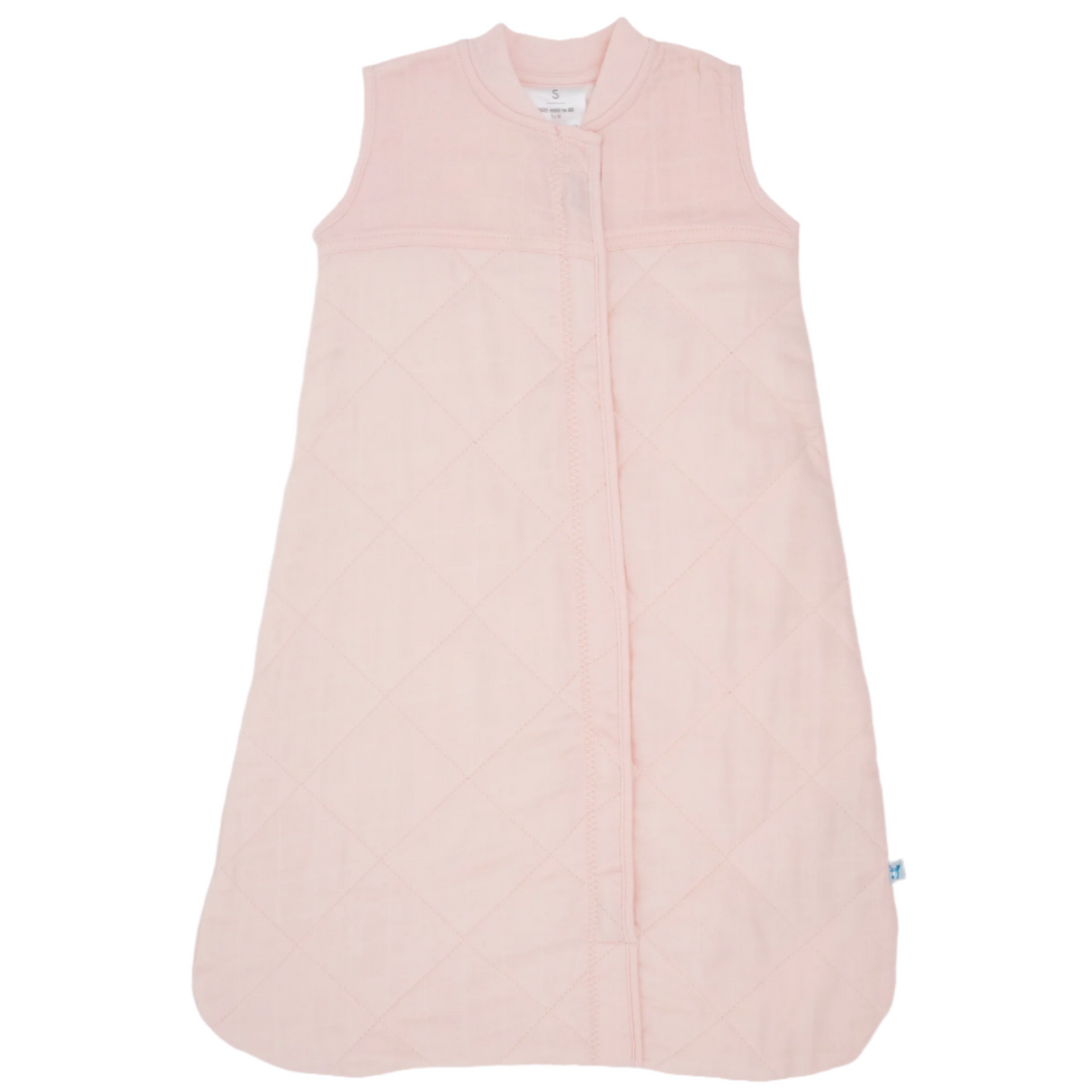 Cotton Muslin Quilted Sleep Bag - Light Pink - HoneyBug 