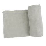 Solid Muslin Desert Green - Swaddle Blanket