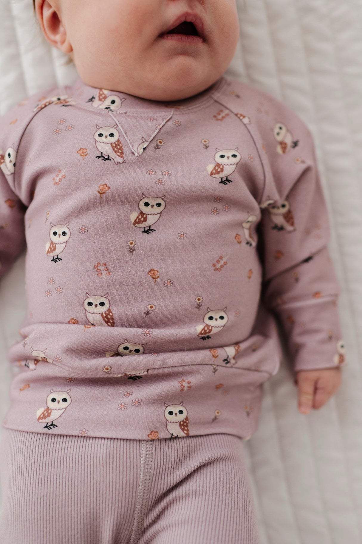 Girl's Raglan Sweatshirt - HoneyBug 