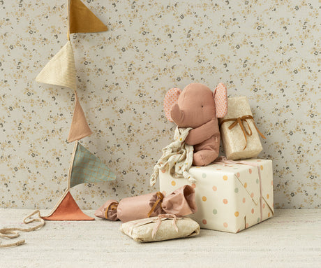 Lullaby Friends - Elephant - Old Rose - HoneyBug 